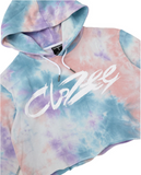CloZee Tie Dye Crop Hoodie (6576975085662)